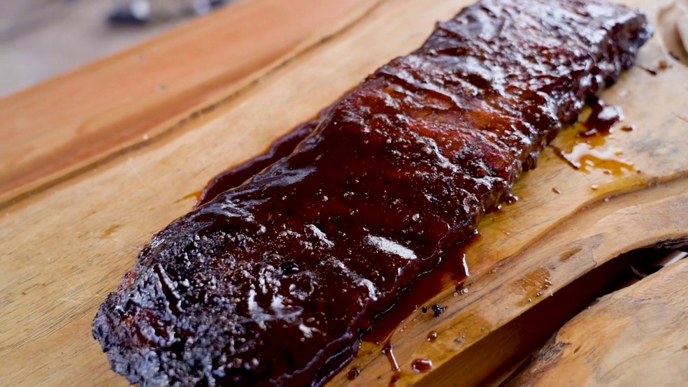 Churrasco defumado americano — Foto: Reprodução/Churrasqueadas TV Rio Sul