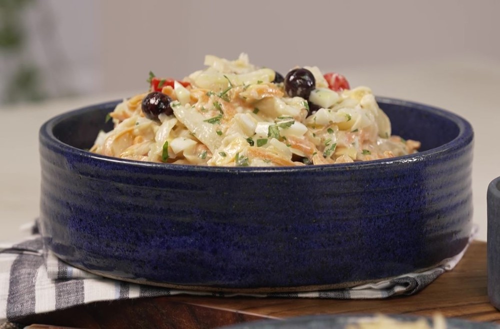 Salpicão de bacalhau simples