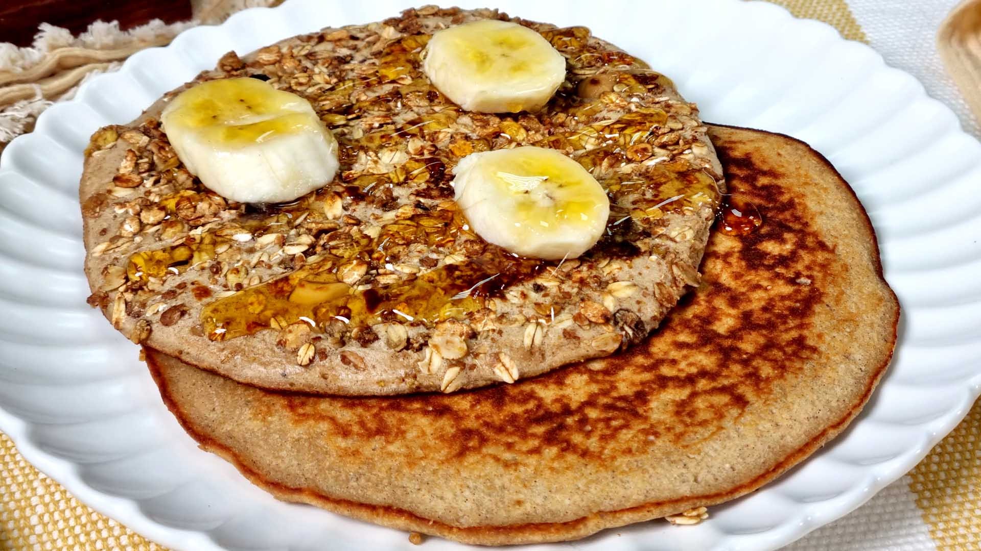 Panqueca de whey protein do Marcos Mion | Receitas