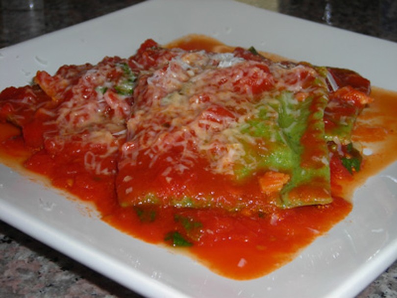 Ravioli com molho de sugo e coco | Receitas