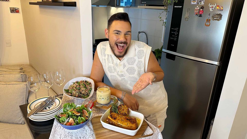 Chef faz ceia de Ano-novo completa para 6 pessoas com R$ 100