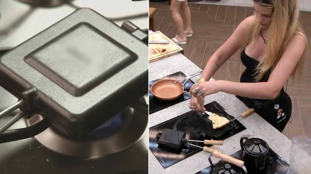 No BBB 24, Yasmin Brunet diverte a web ao virar pão na sanduicheira; saiba como usar
