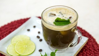 Café gelado com mate