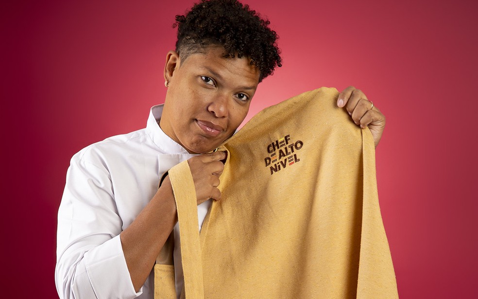 Flan Souza é eliminada do Chef de Alto Nível — Foto: Globo/Beto Roma