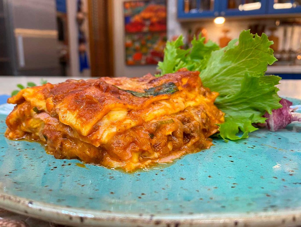 Lasanha da chef Paula Prandini