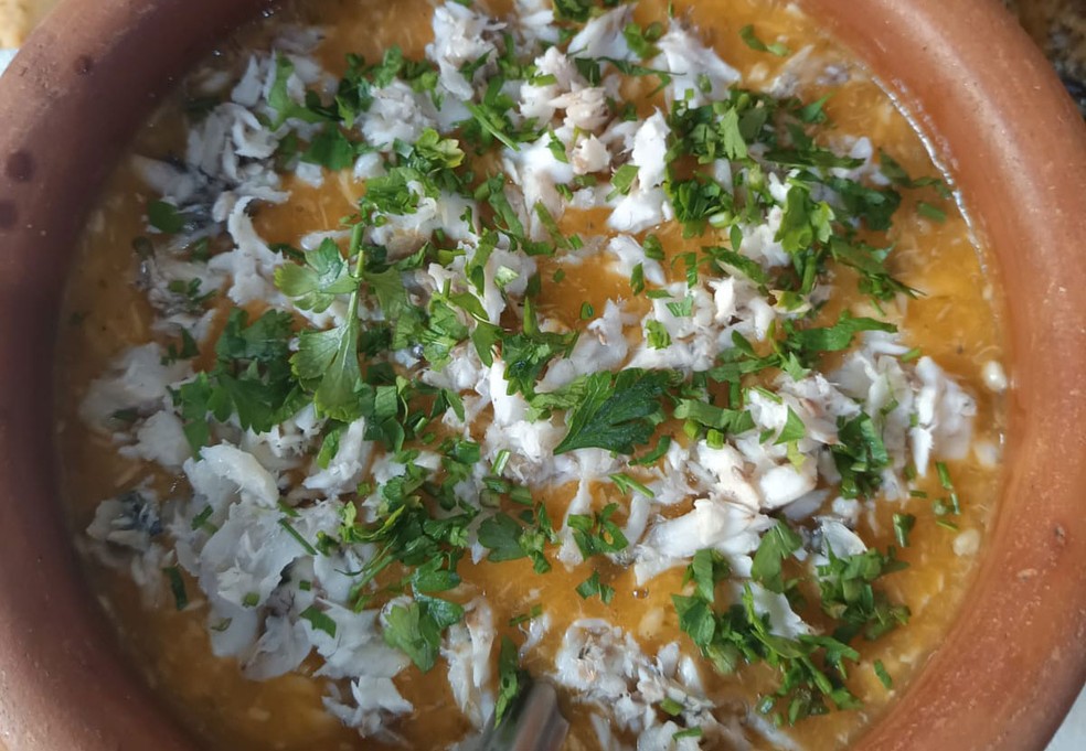 Pirão de carapeba delicioso