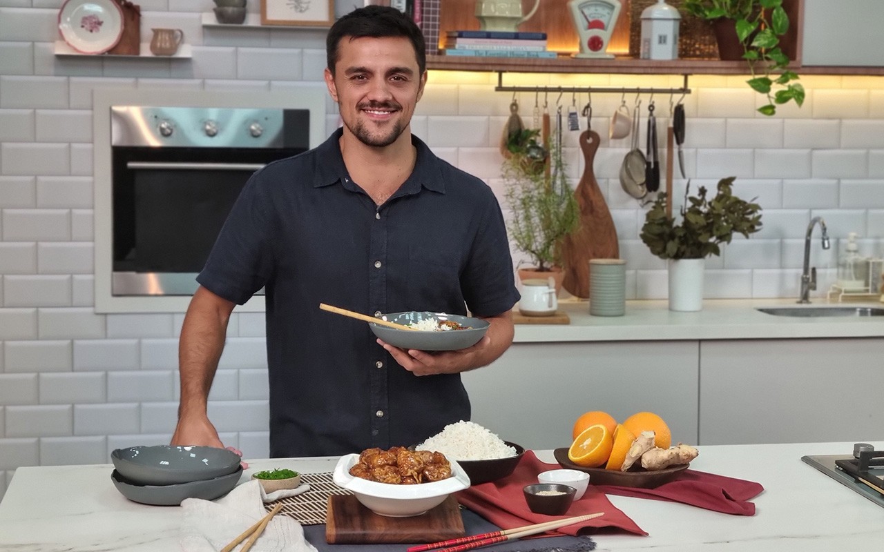 Orange chicken do Felipe Simas | Receitas