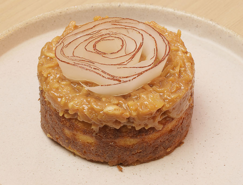 Bolo de aipim com cocada