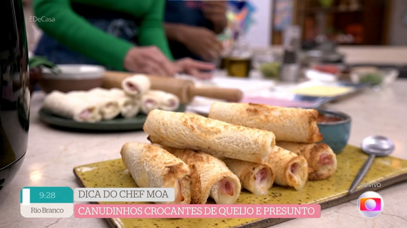 Recheio Para Canudinhos De Presunto E Queijo