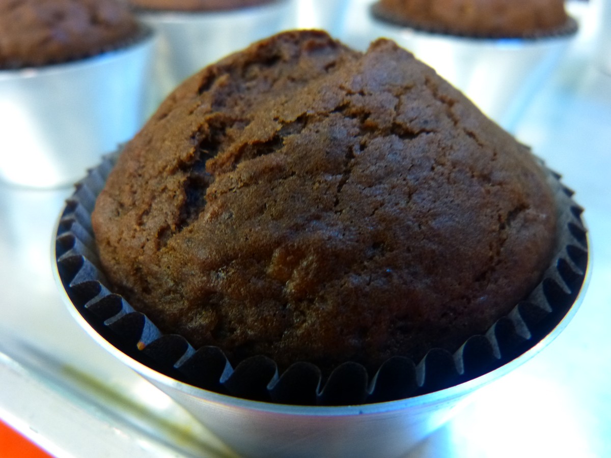 Muffin de Chocolate e Banana Mais Você Receitas