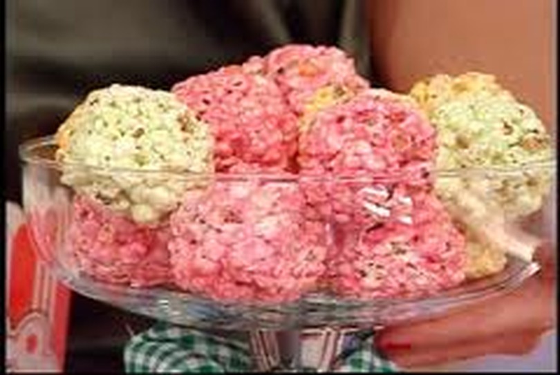 bolas de picoca colorida | Receitas