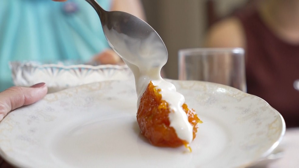 Doce de abóbora cremoso, uma sobremesa tradicional ideal para acompanhar pães caseiros.
