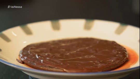 Bolo de chocolate de frigideira