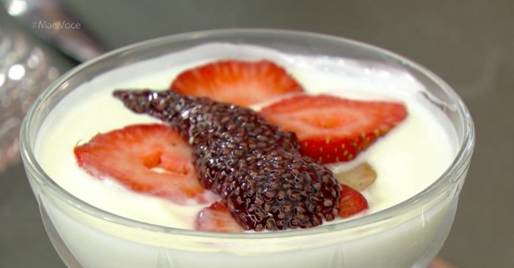 Geleia de chia com 2 ingredientes