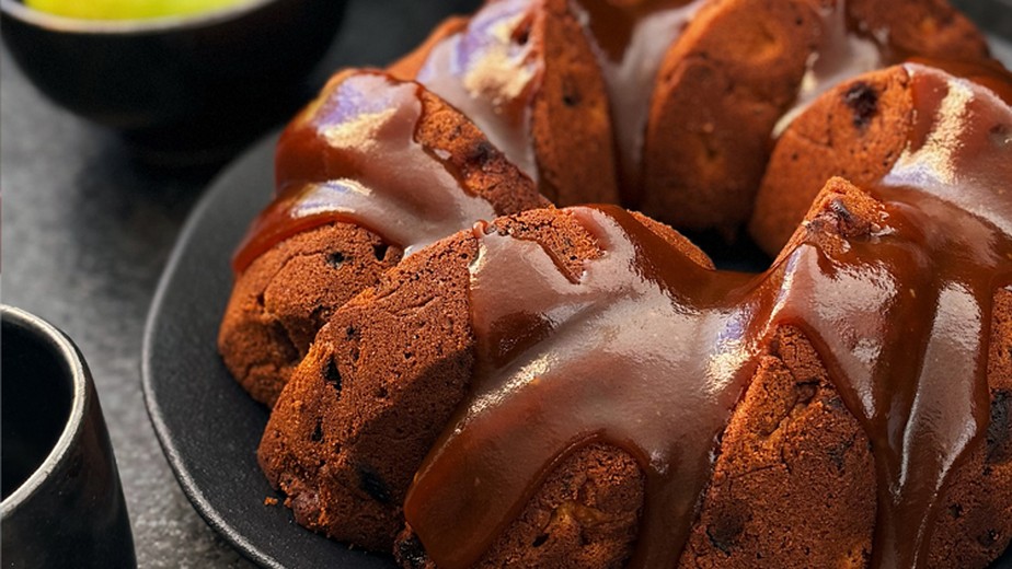 Bolo de maçã e caramelo do Gui Poulain