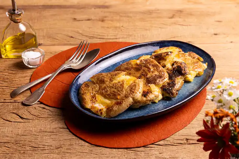 Disco de batata crocante