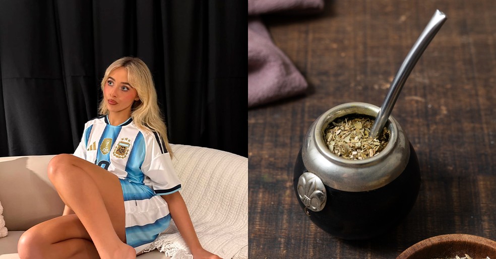 Sabrina Carpenter e sua paixão pela erva-mate