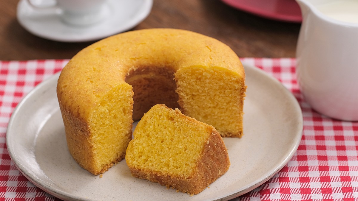 Bolo de Fubá na Batedeira - Comidinhas do Chef