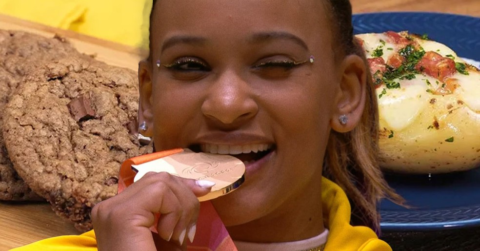 Rebeca Andrade diz que adora ver receitas na internet; bolo, cookie, batata com queijo estão entre as favoritas