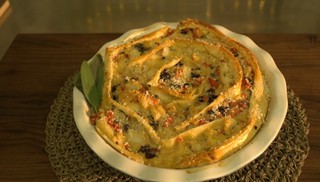 Torta de bacalhau da Carole Crema