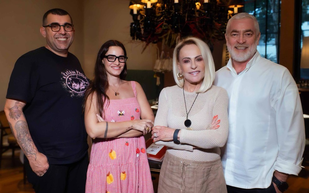 Ana Maria se reúne com mentores do Chef de Alto Nível pela primeira vez — Foto: Globo/Carol Fonseca