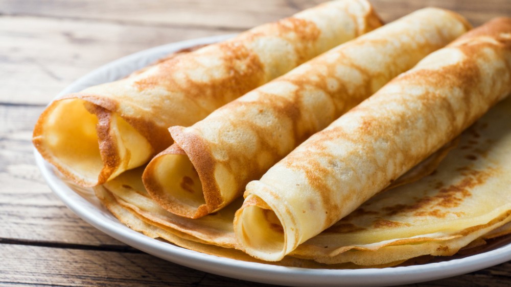 Panqueca simples de liquidificador