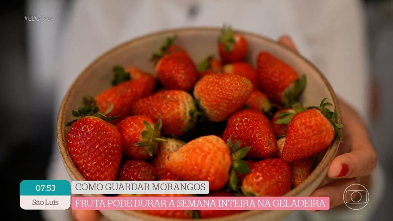 Como higienizar e conservar morango para durar mais tempo | Receitas