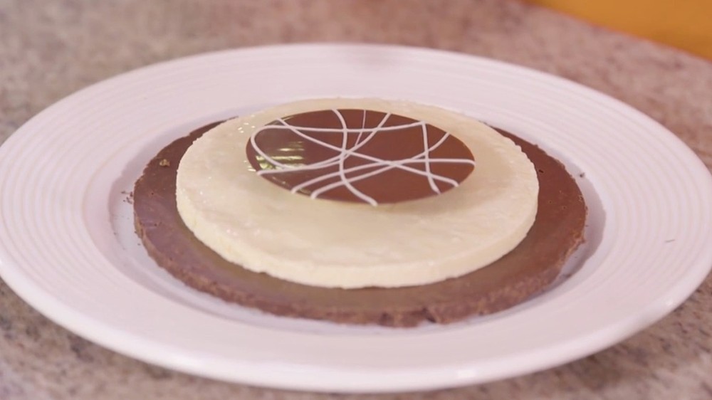 Torta de doce de leite e chocolate