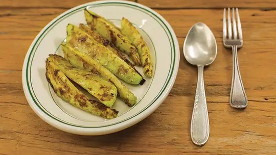 Chuchu Assado com Cominho