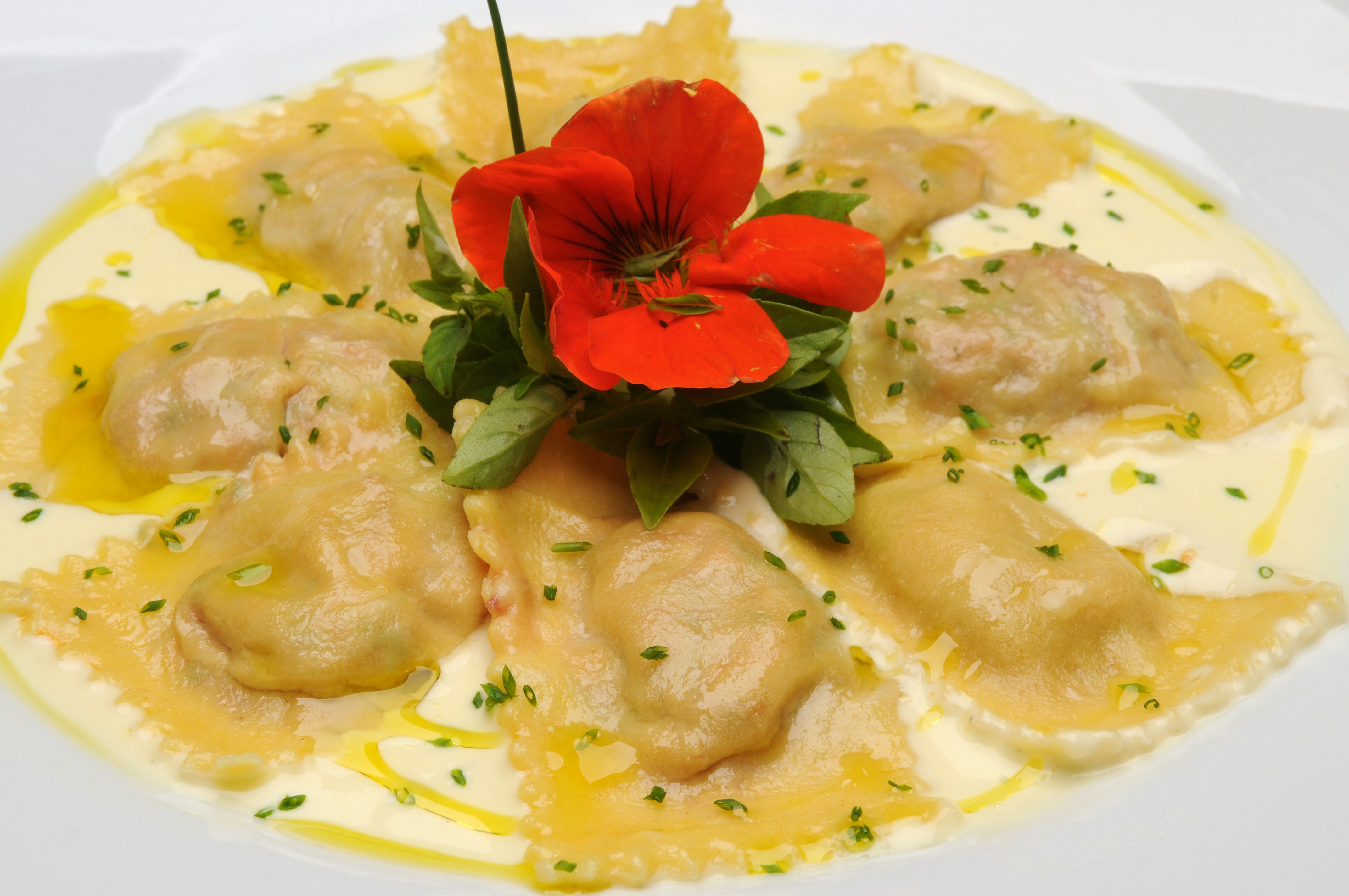 Ravioli de Carne Seca Abóbora e Molho de Queijo Brie | Receitas