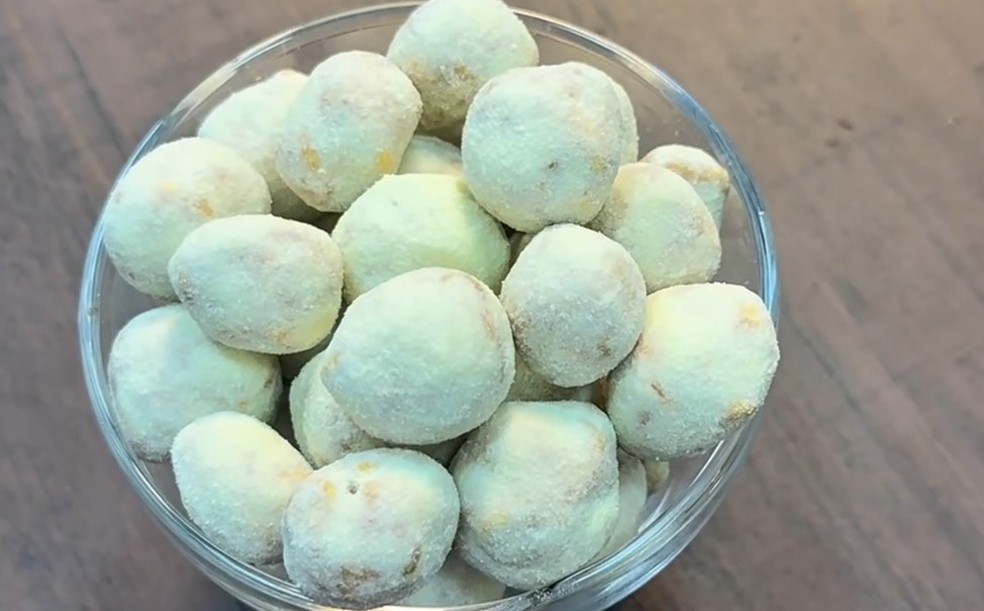 Pipoca gourmet de leite em pó — Foto: Angelica Gagno