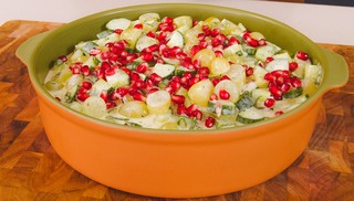 Salada de Natal refrescante