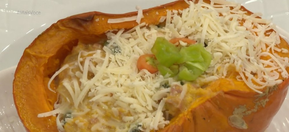 Carne de fumeiro ao molho de abóbora