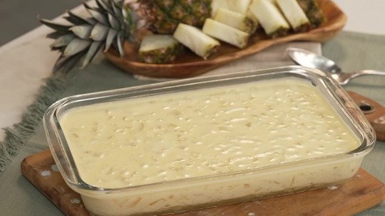 Gelado de Abacaxi Fácil