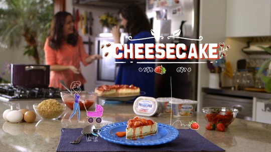 Cheesecake com calda de morangos frescos - Programa: Cozinhaterapia 