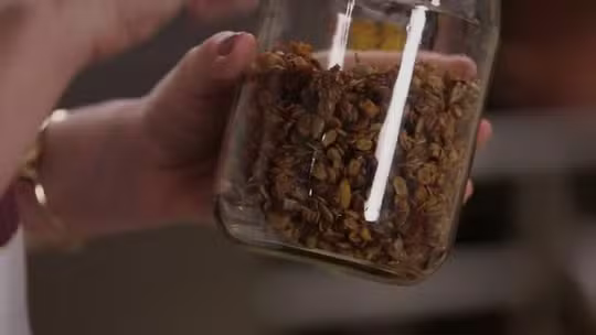 Granola de frigideira