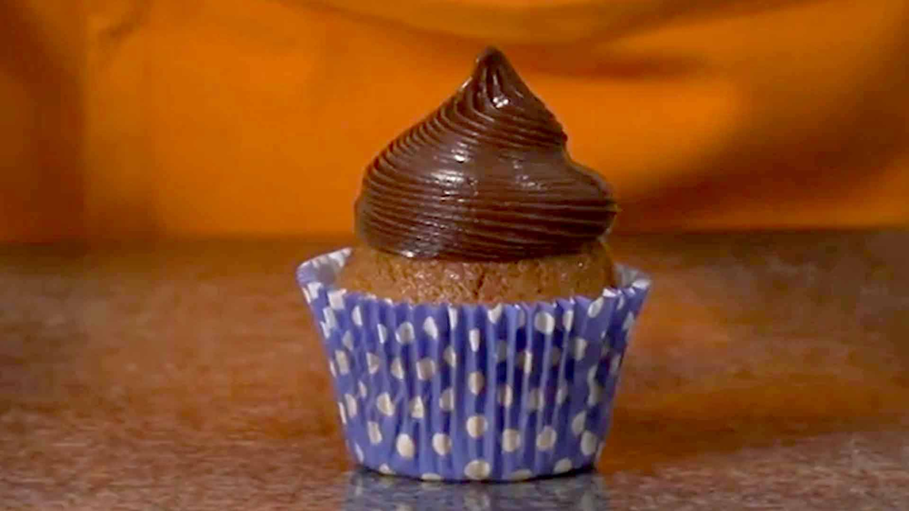 Cupcake de pão de mel