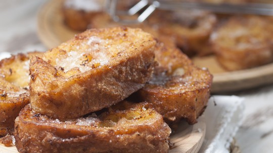 Rabanada tradicional frita