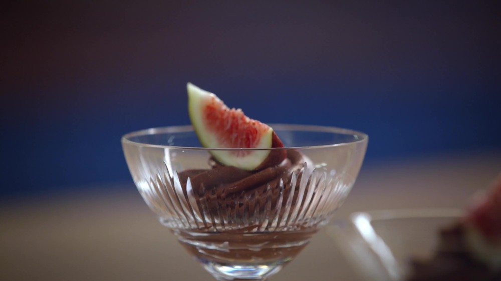 Mousse de chocolate vegano