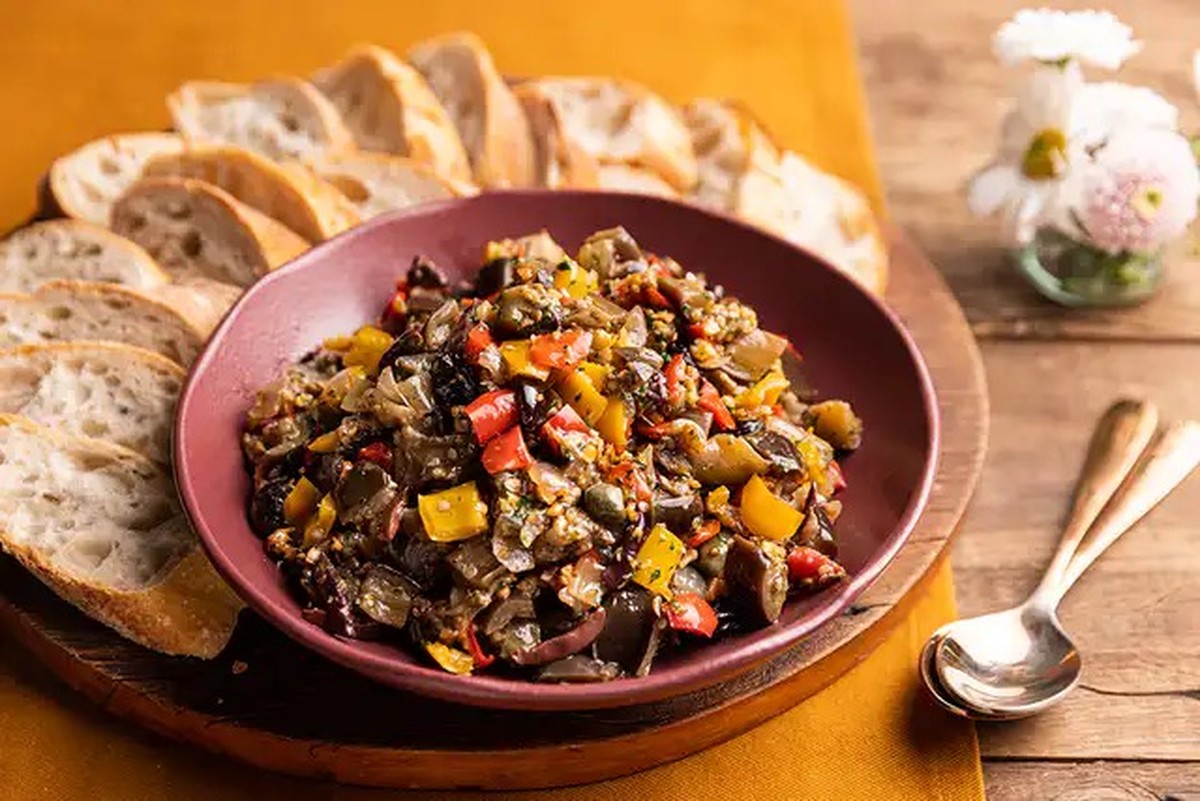 Caponata de forno | Cozinha Prática | Receitas