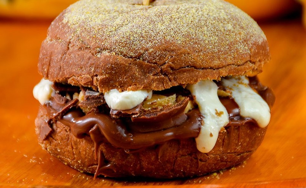 Hambúrguer de chocolate