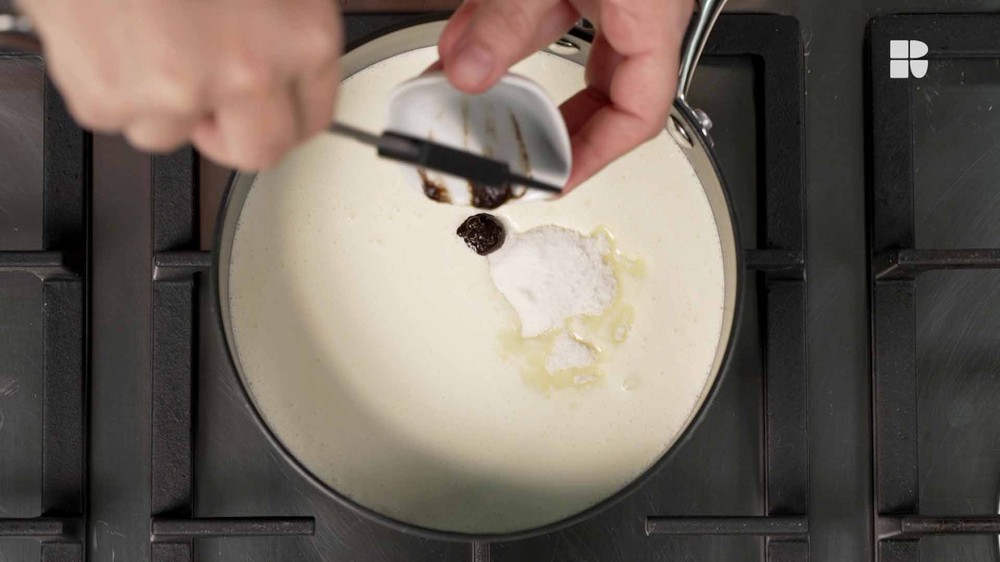 Panna cotta de Natal