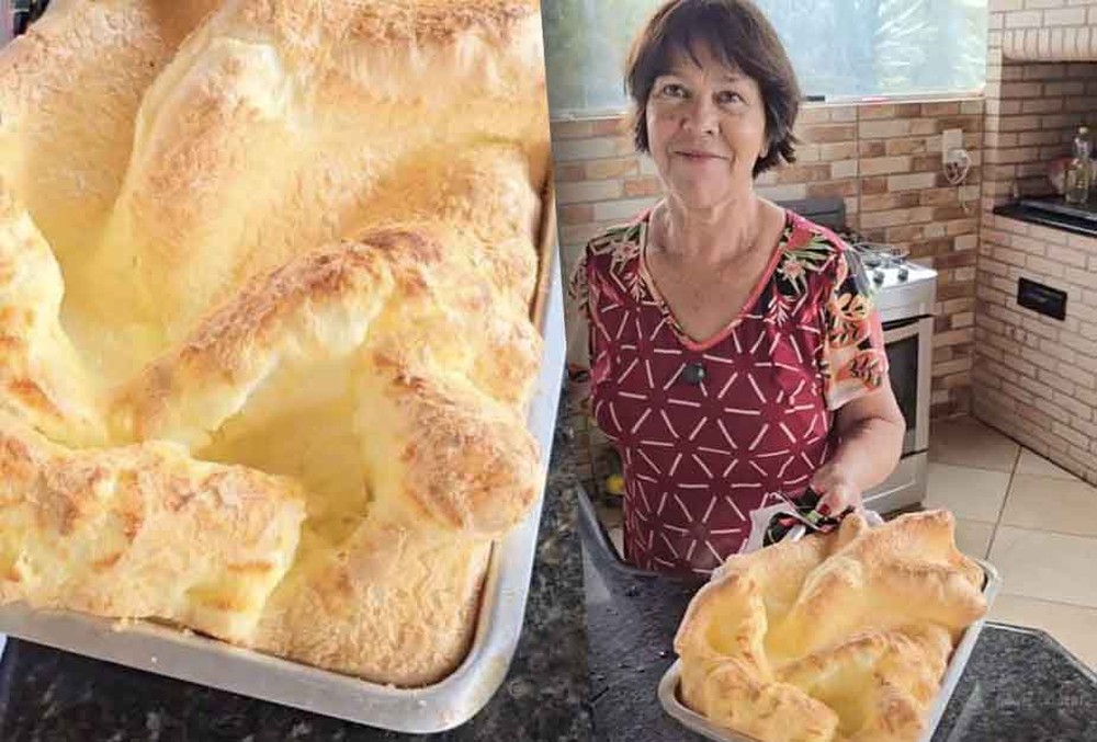 Montanha-russa: como fazer o biscoito de polvilho gigante viral na internet