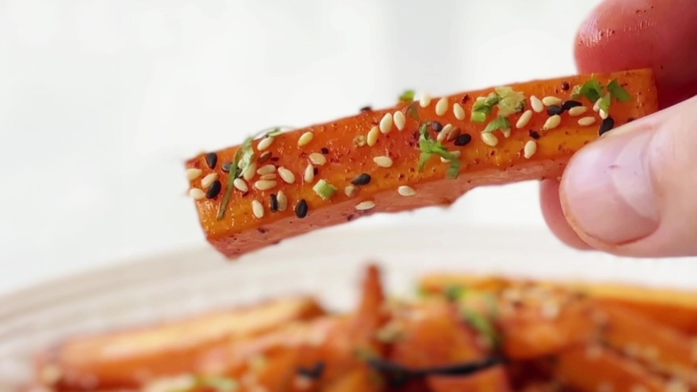 Cenouras caramelizadas do Betto Auge