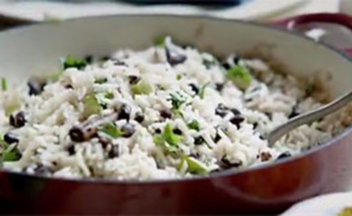 Arroz e feijão com especiarias do Jamie Oliver Receitas