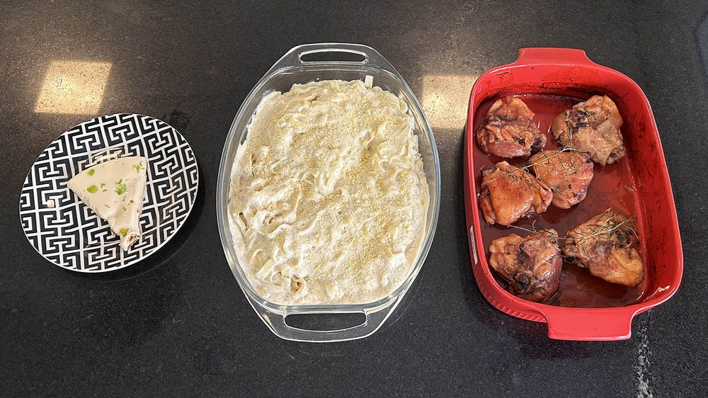 Macarrão com molho branco da Sarah Aline, do BBB 23