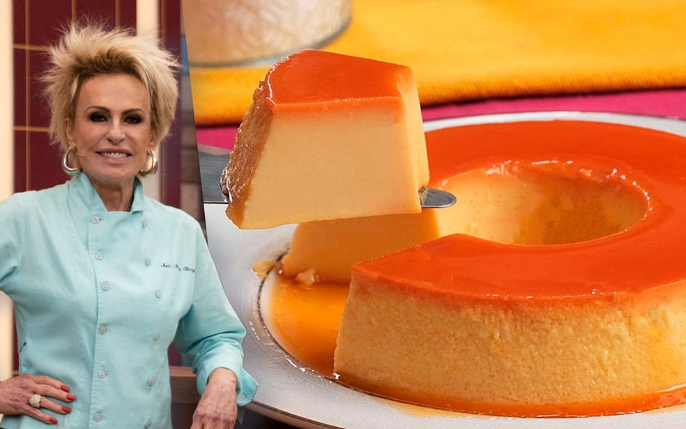 Pudim lisinho e sem furinhos, receita da Ana Maria Braga