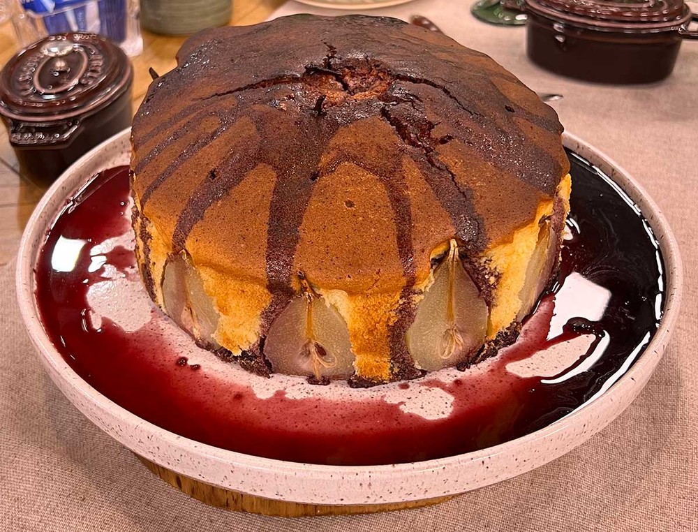 Bolo de pera
