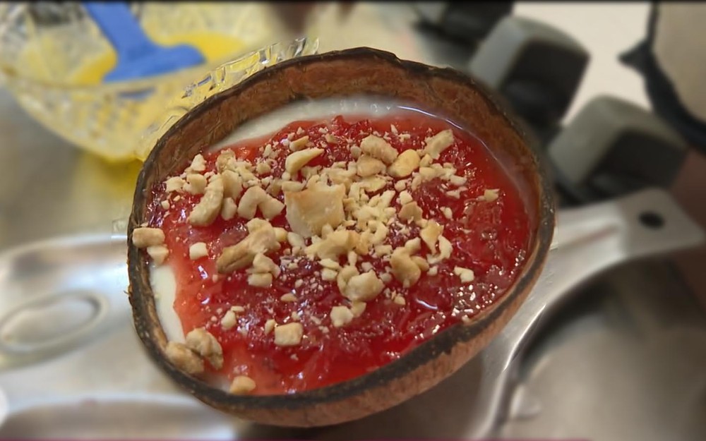 Manjar com frutas