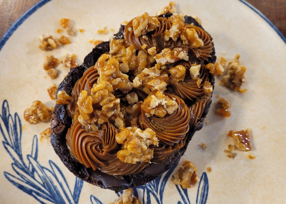 Ovo de Páscoa de brownie